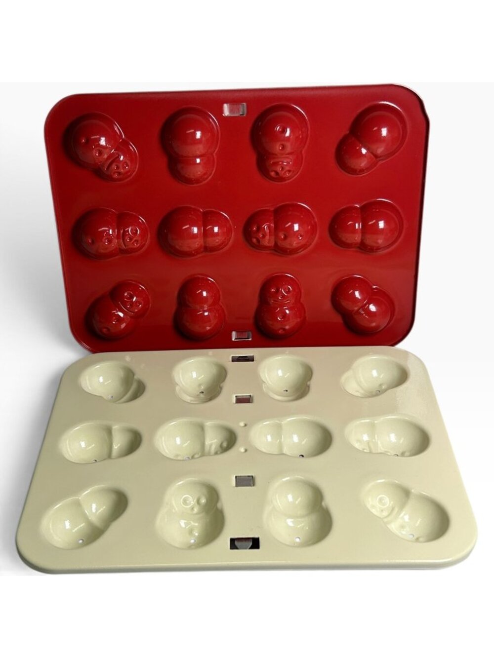 Snowman Cake Pop Cookie Mold Pan Christmas Holiday Nordic Ware Baking Bakeware